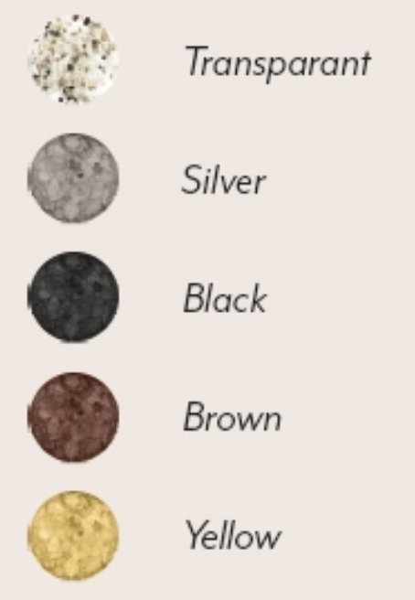 kiezels met as kleuren